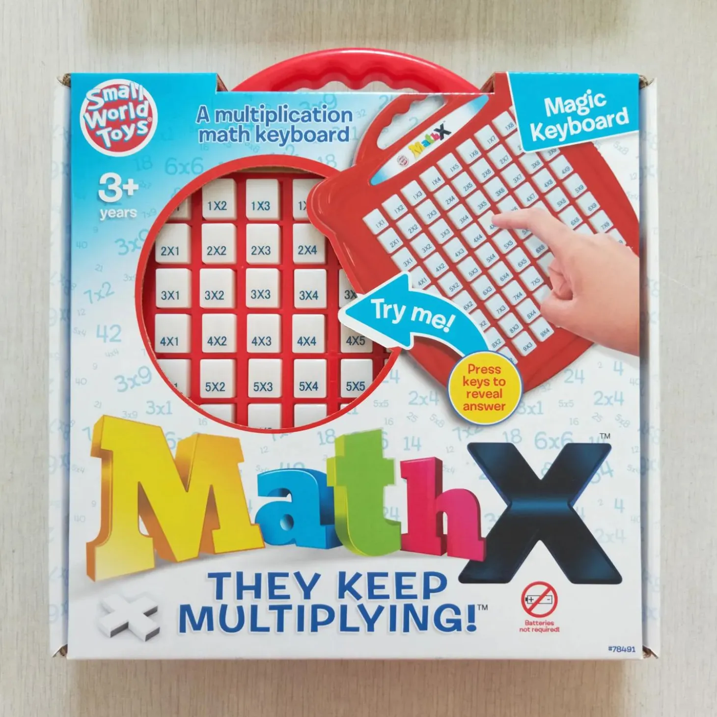 Small World Toys They Keep Multiplying Math Keyboard Game