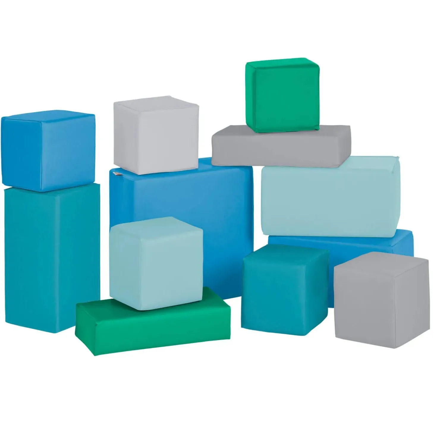 SoftScape Big Block Set, 12-Piece - Contemporary