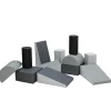 SoftScape Toddler Builder Block Set, 12-Piece - Gray/Light Gray
