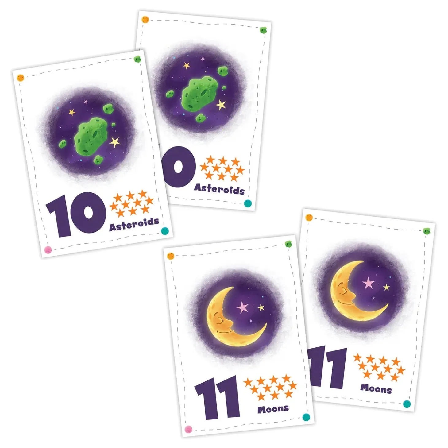 Space Match Up Counting Game & Puzzle