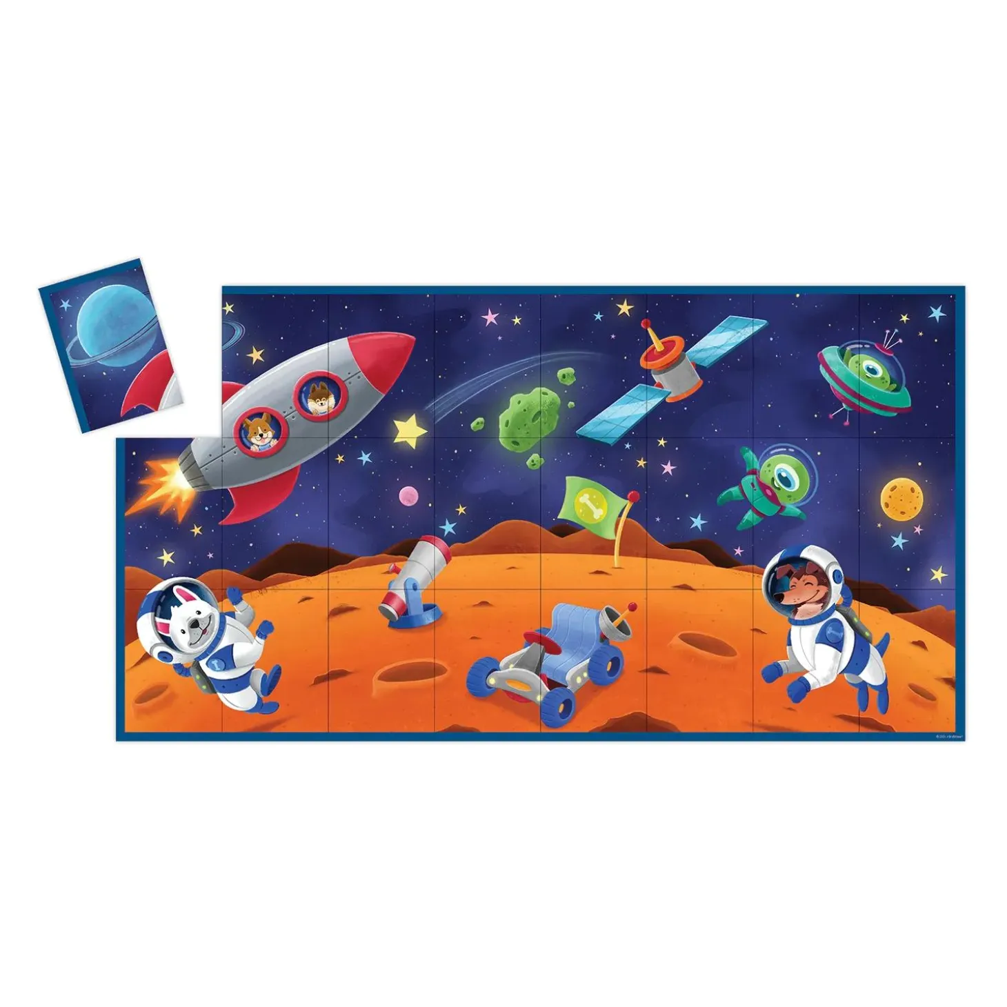 Space Match Up Counting Game & Puzzle