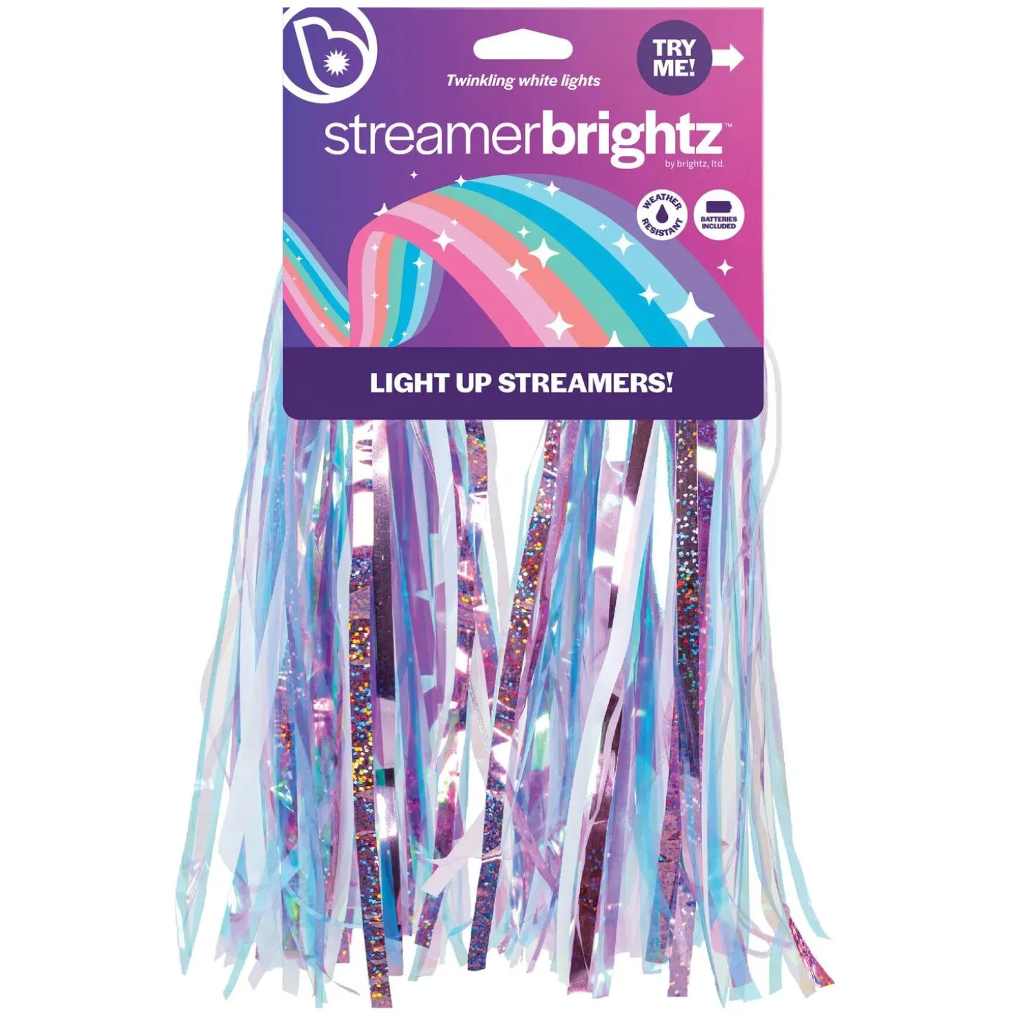 Sparkle Brightz LED Bike Streamer Handlebar Lights