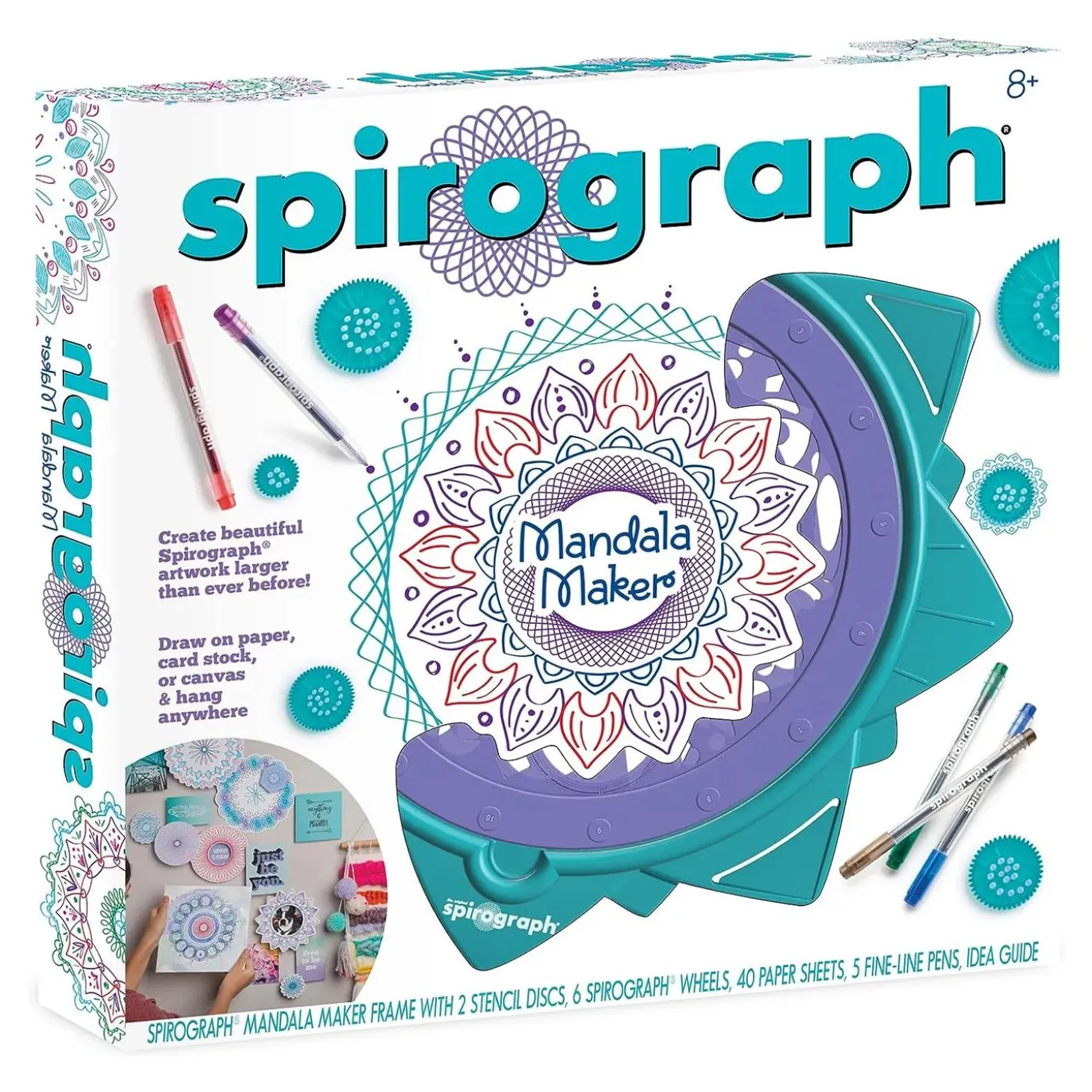 Spirograph Mandala Maker Art Drawing Kit