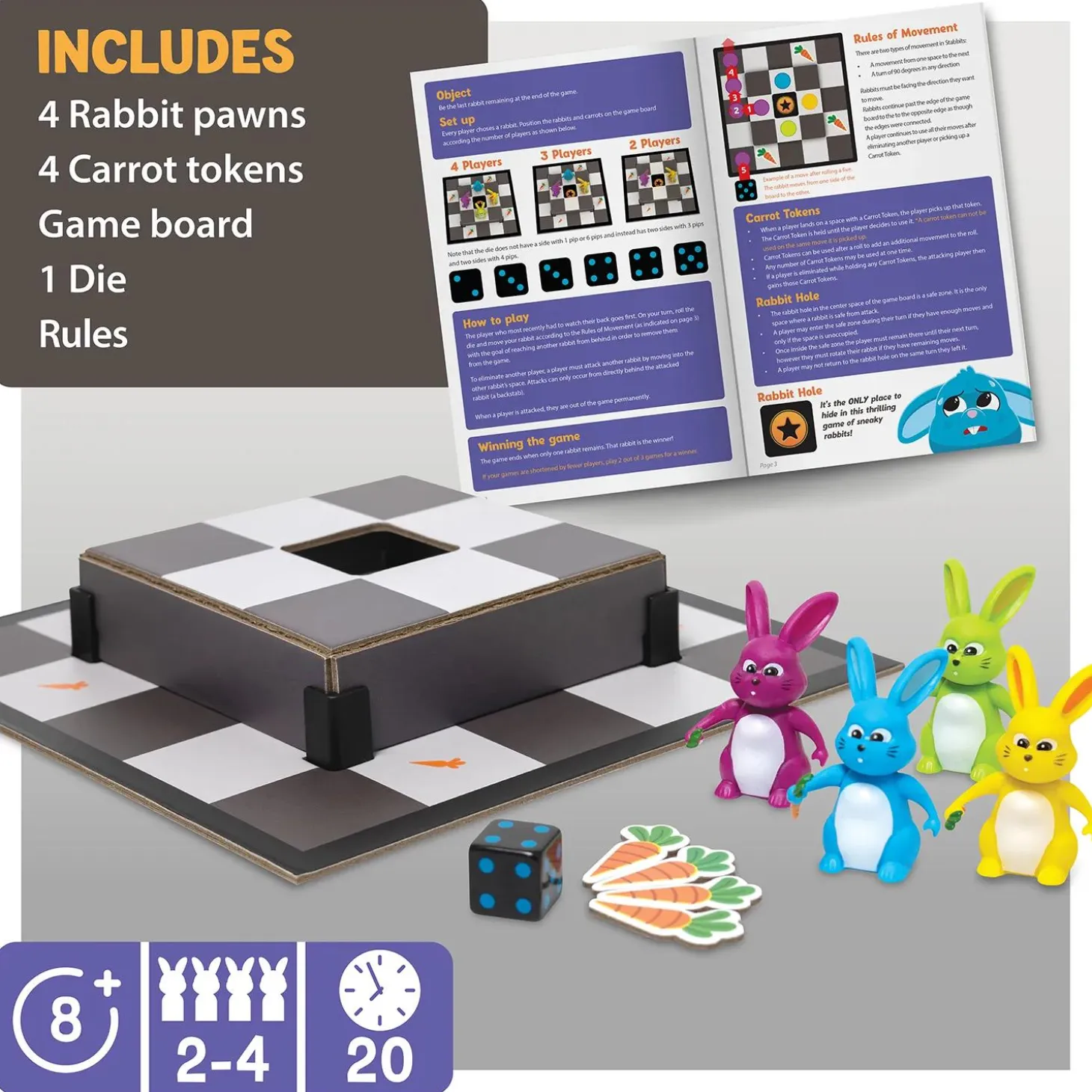 Stabbits! Strategy Board Game
