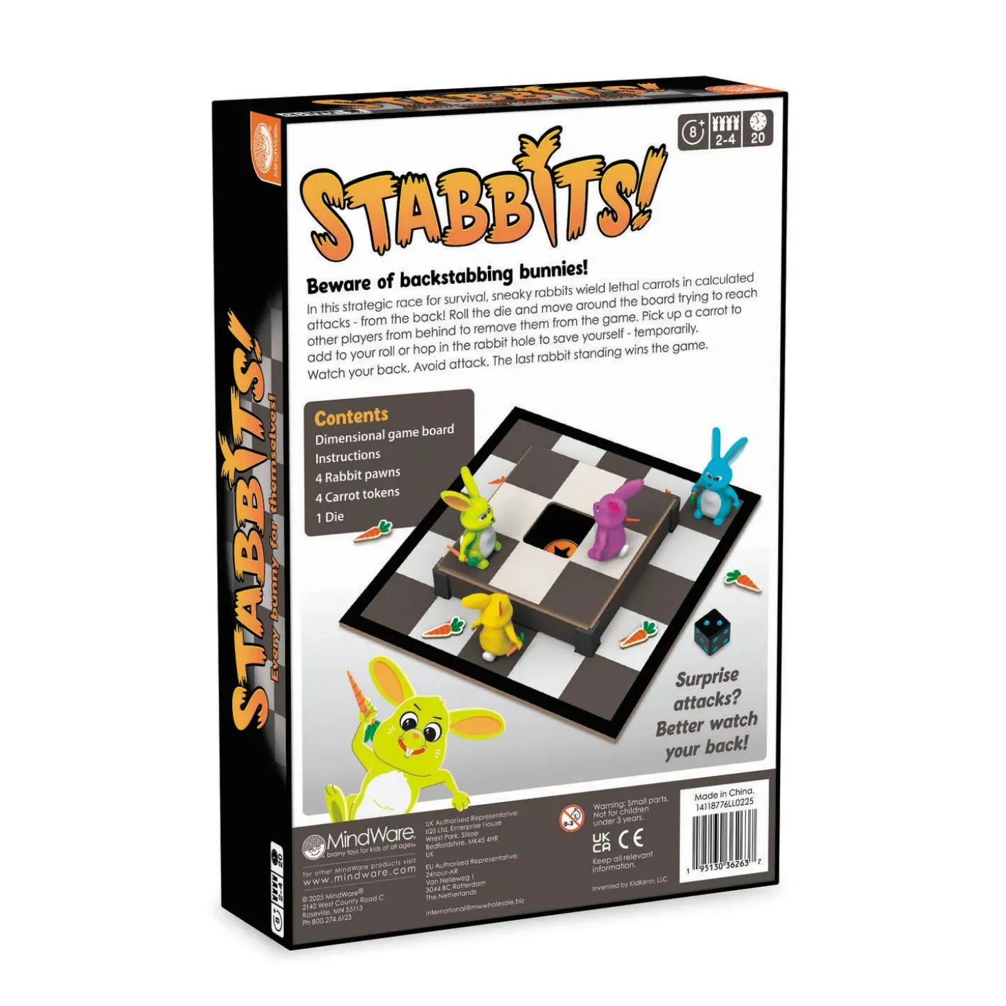 Stabbits! Strategy Board Game
