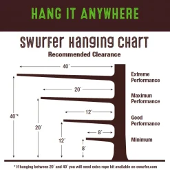 Swurfer Swift Curved Solid Maple Swing