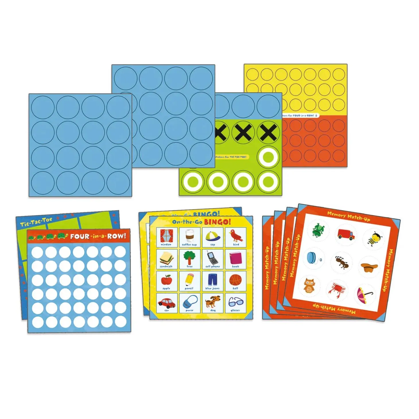 Take-Along Games Reusable Sticker Tote