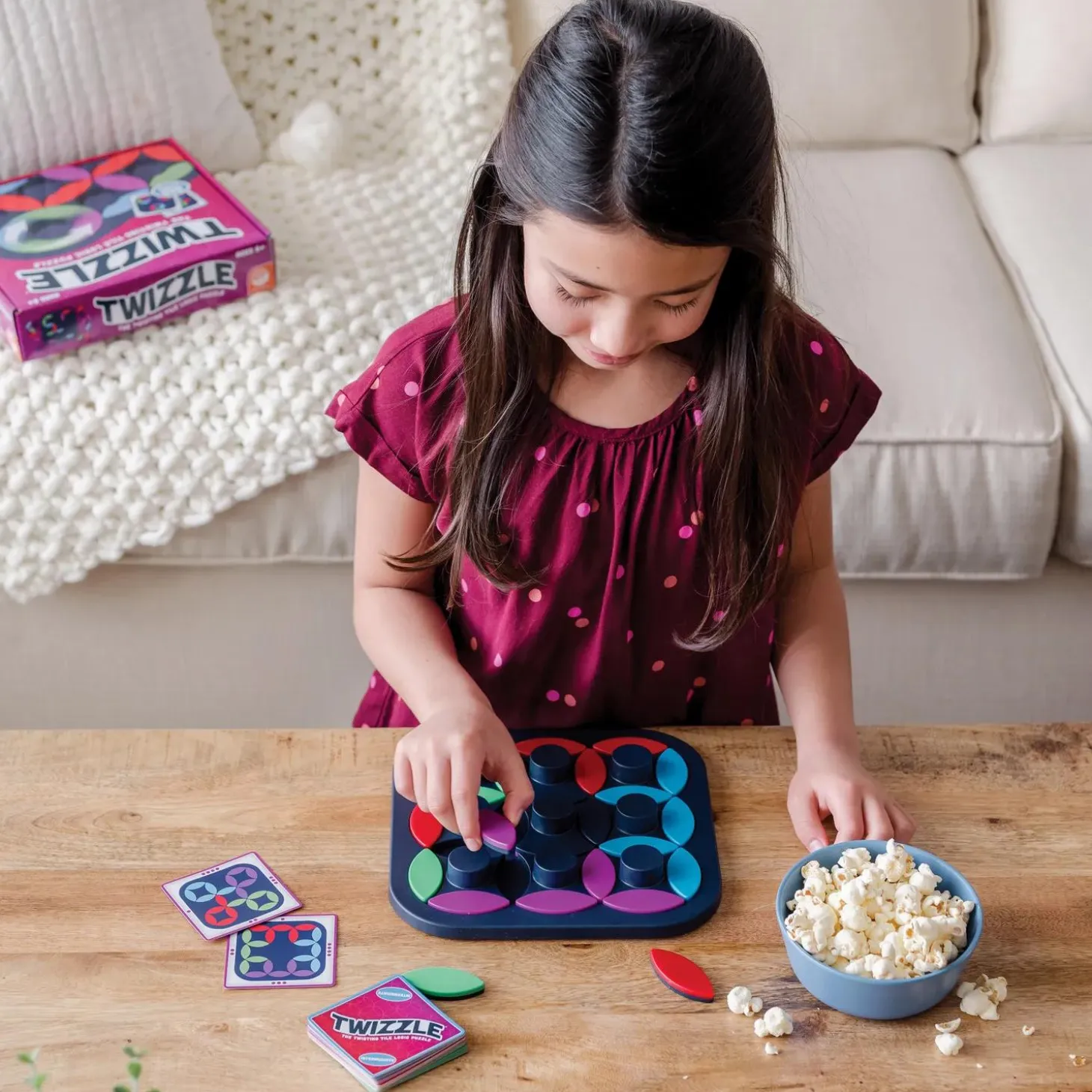 Twizzle Twisting Tile Logic Puzzles