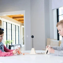 VolleyShot – Wooden 2-Player Tabletop Skill Game