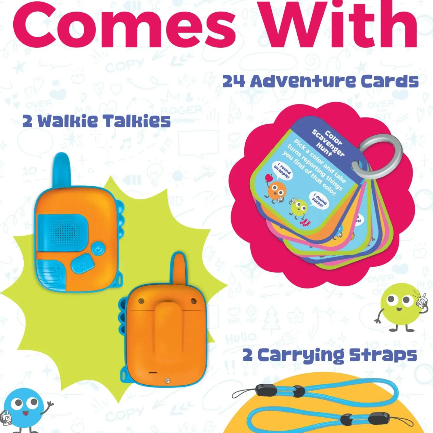 Walkie Talk-Along Scavenger Hunt & Adventure Set