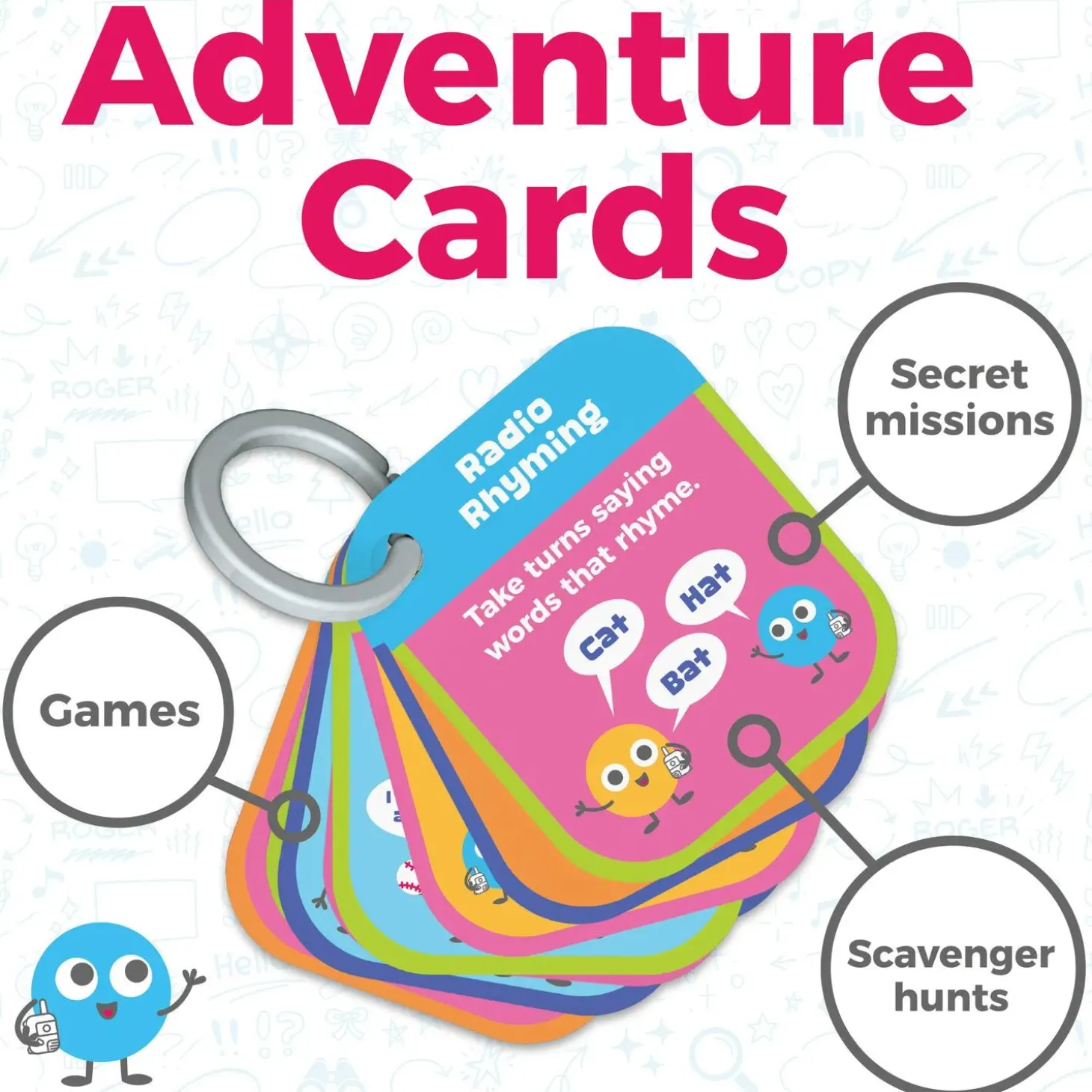 Walkie Talk-Along Scavenger Hunt & Adventure Set