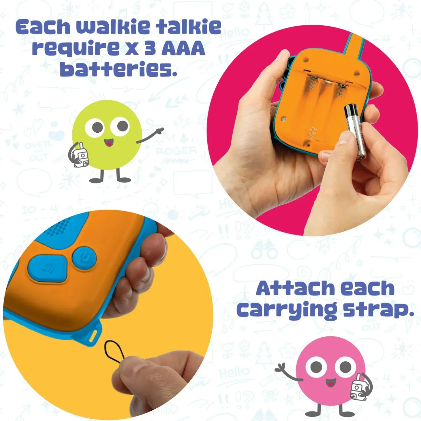 Walkie Talk-Along Scavenger Hunt & Adventure Set
