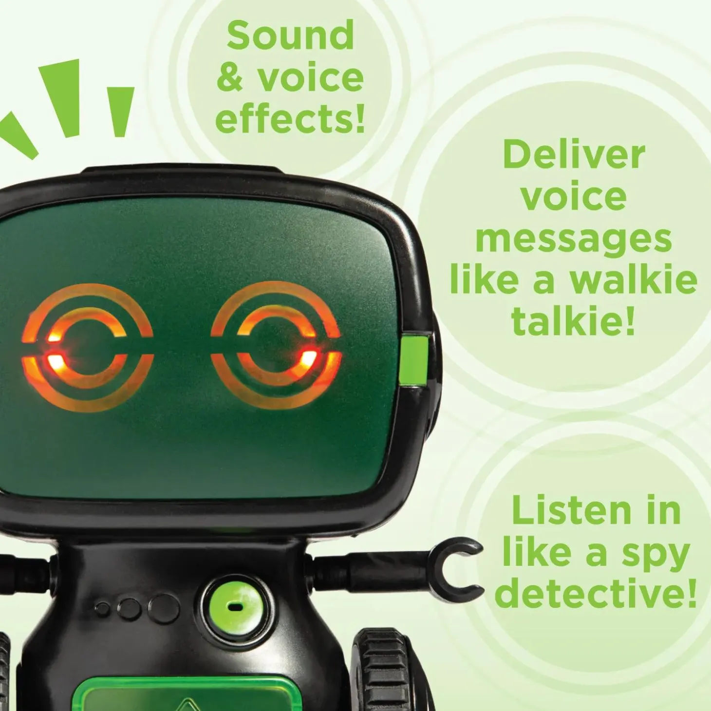 Walkie Talkie Robot: Black & Green