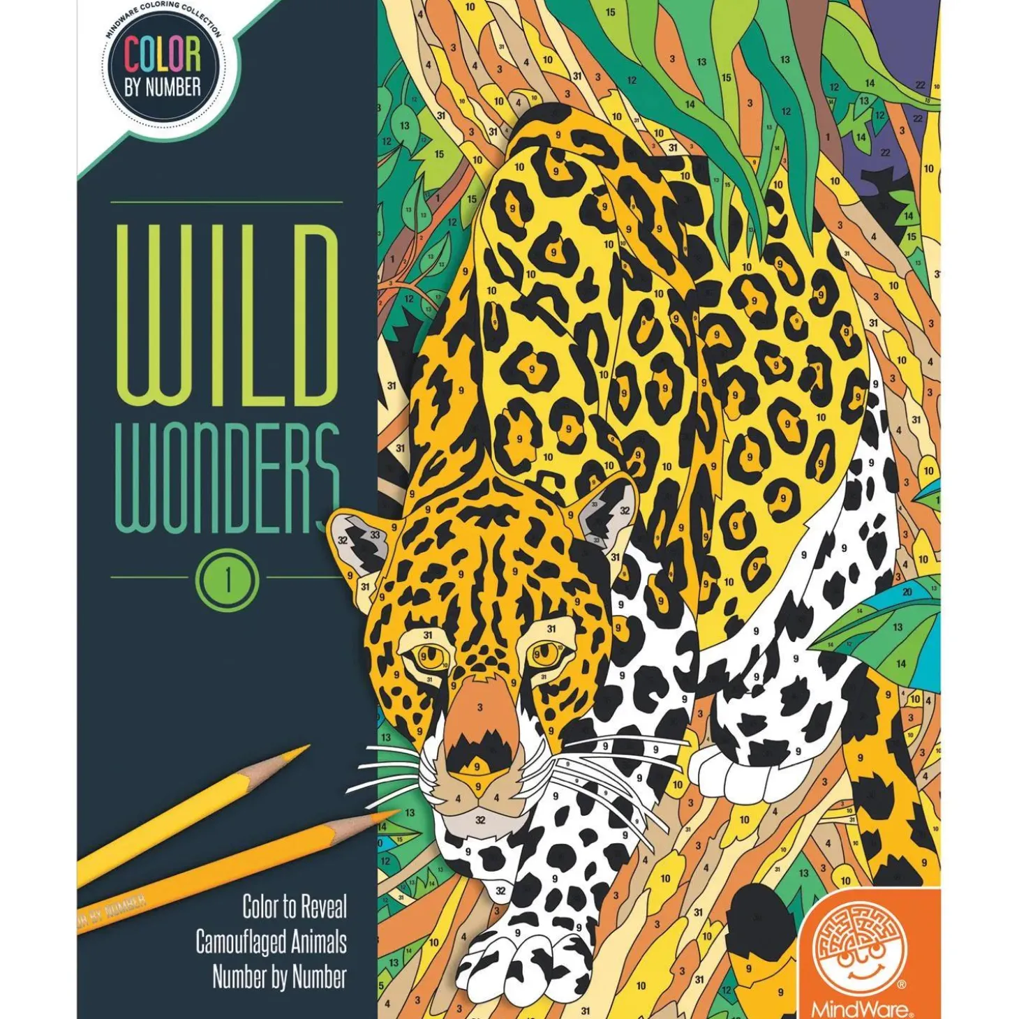 Wild Wonders Color by Number: Book 1