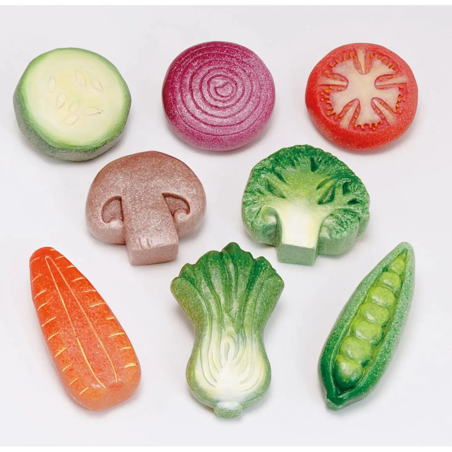 Yellow Door Vegetable Sensory Play Stones