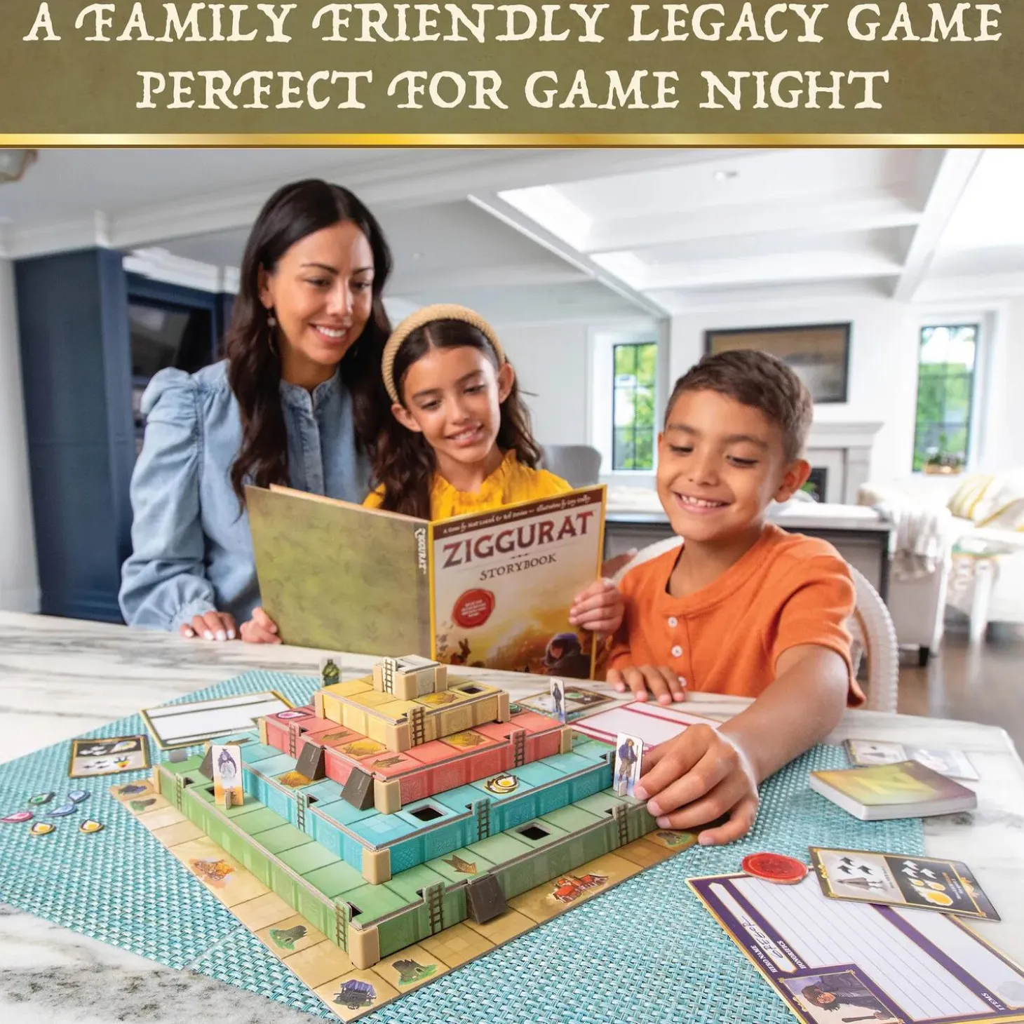 Ziggurat - A Cooperative Legacy Board Game for Families