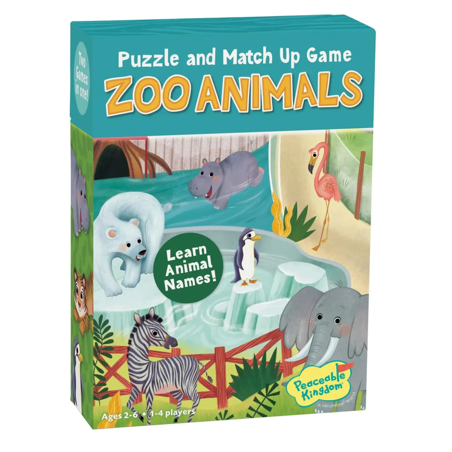 Zoo Animal Puzzle & Match Up Game