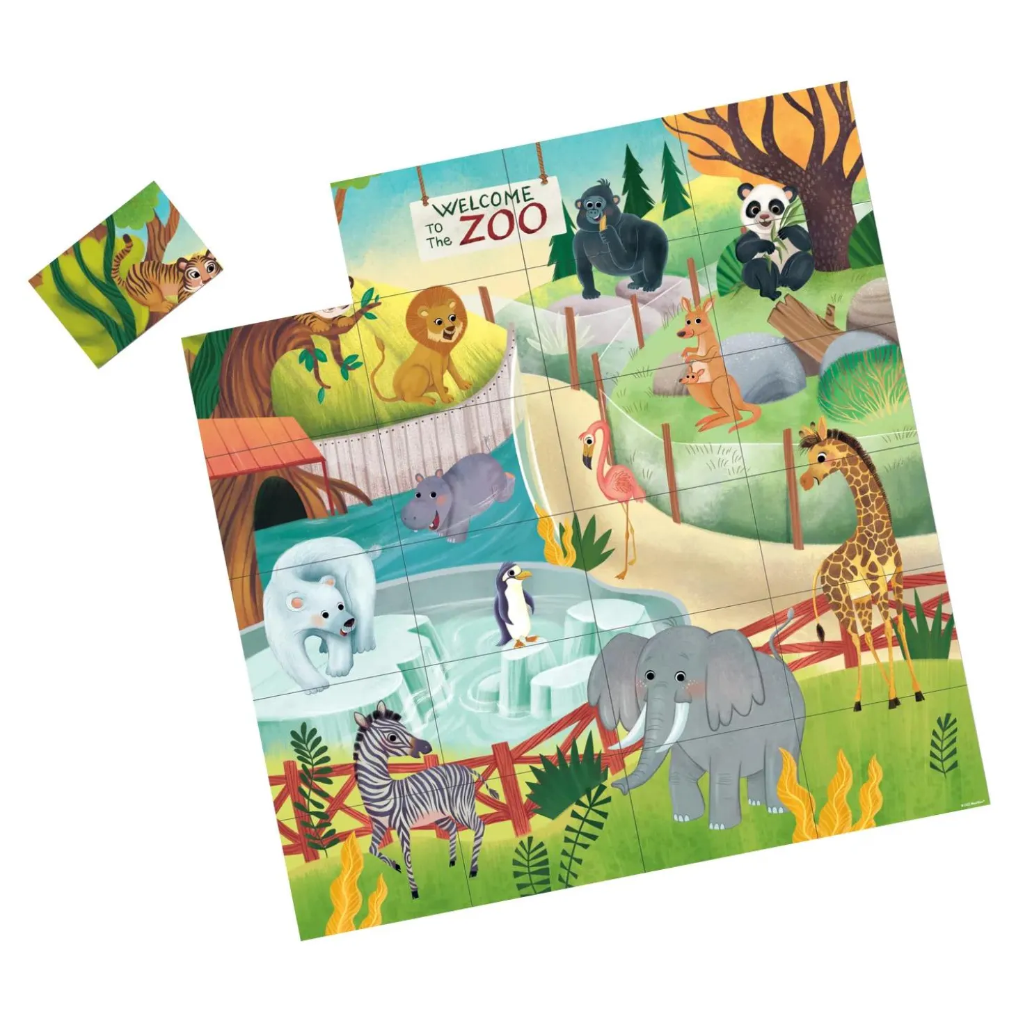 Zoo Animal Puzzle & Match Up Game