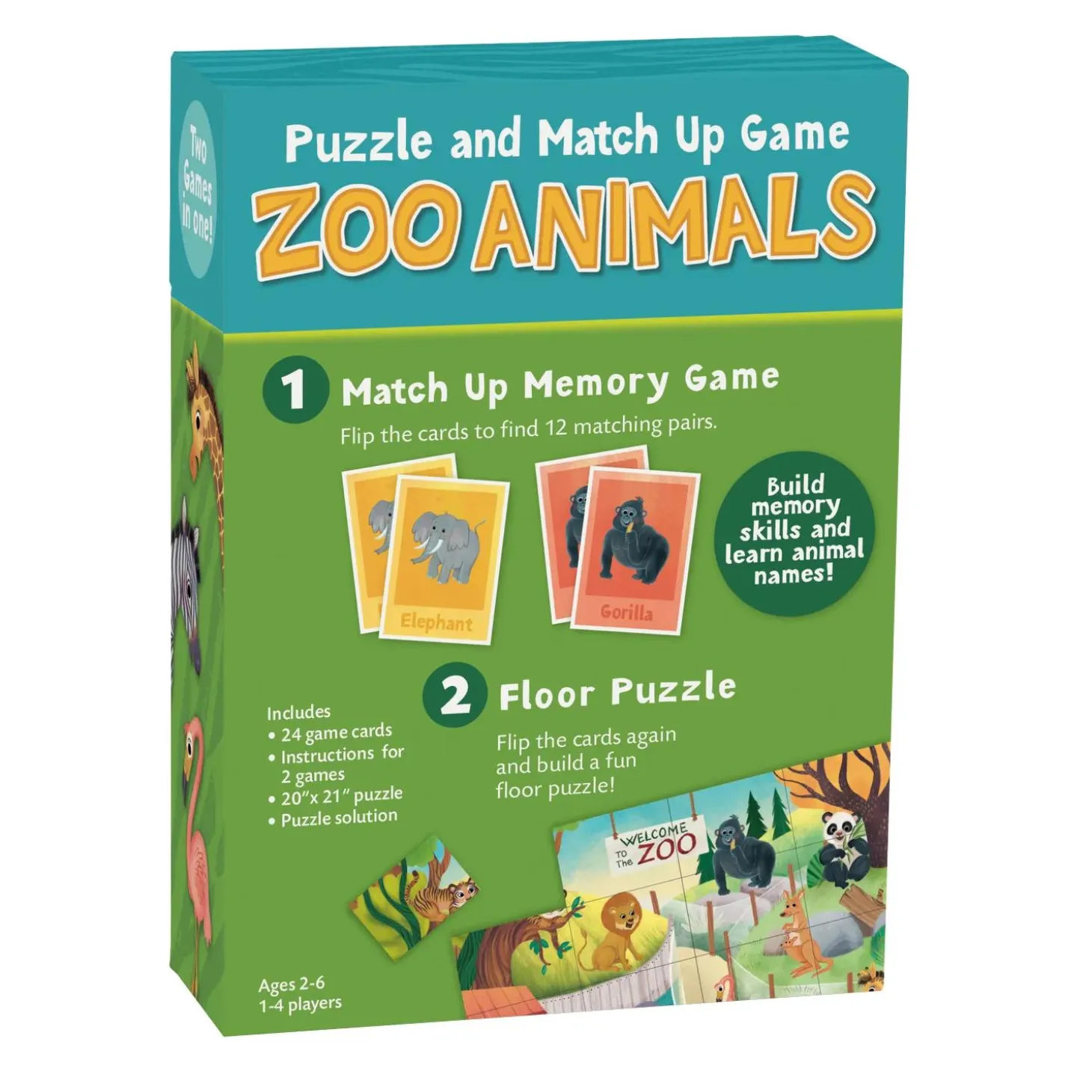 Zoo Animal Puzzle & Match Up Game
